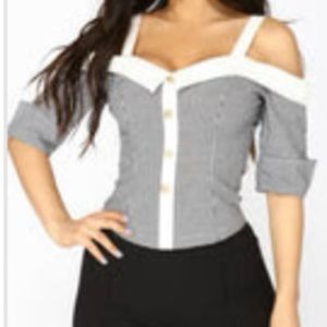 Fashionnova Top Plaid Designed